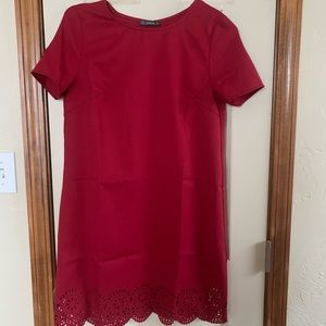 Shein Sleeve dress- cute hem line!